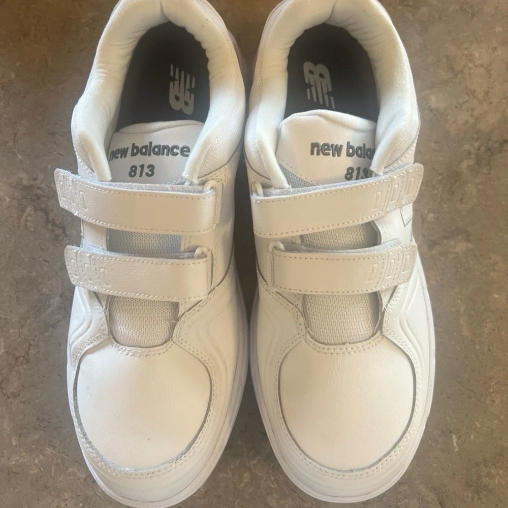 New Balance 813 Womens White Leather‎ Walking Shoe Size 13B